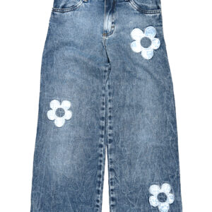 JEAN WIDE LEG FLOR PATCH